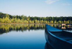 boat-on-a-lake